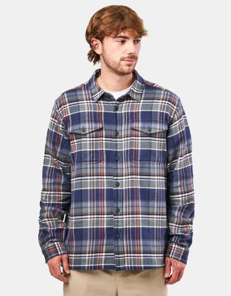 Patagonia Fjord L/S Flannel Shirt - Adventurer: New Navy