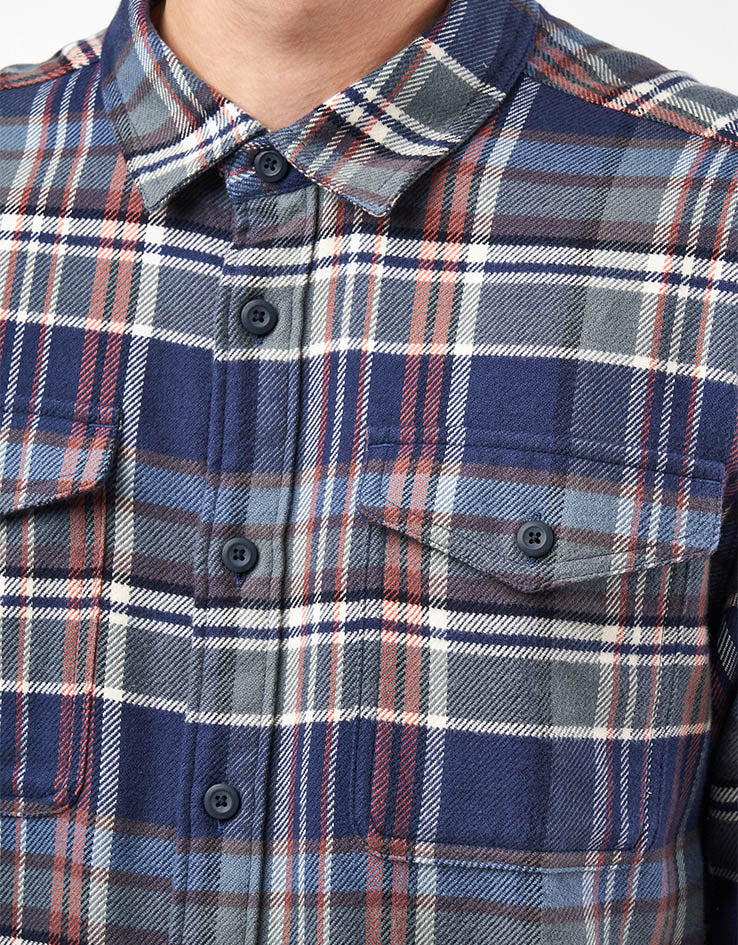 Patagonia Fjord L/S Flannel Shirt - Adventurer: New Navy