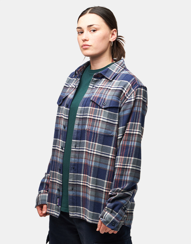 Patagonia Fjord L/S Flannel Shirt - Adventurer: New Navy