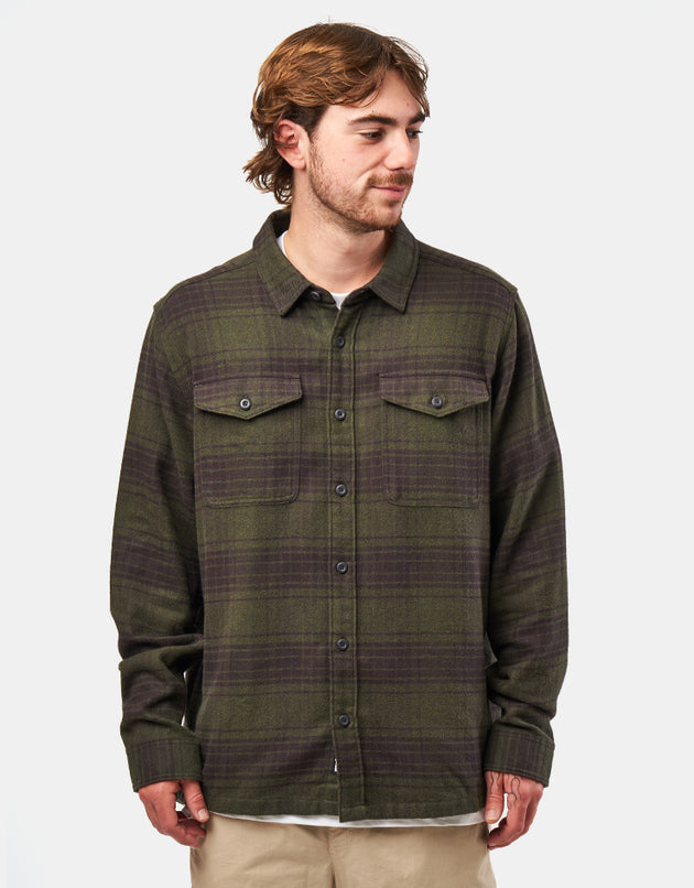 Patagonia Fjord L/S Flannel Shirt - Cascade: Basin Green