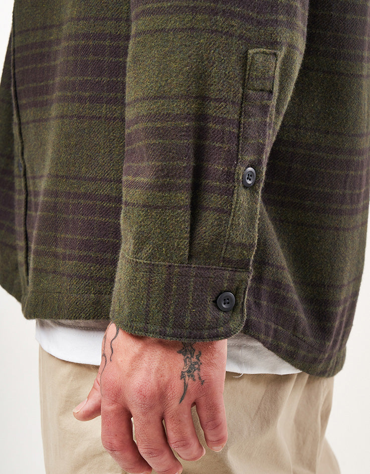 Patagonia Fjord L/S Flannel Shirt - Cascade: Basin Green