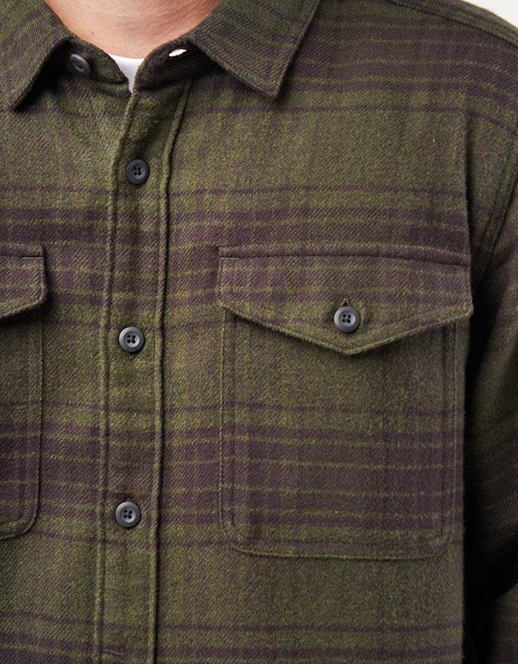 Patagonia Fjord L/S Flannel Shirt - Cascade: Basin Green