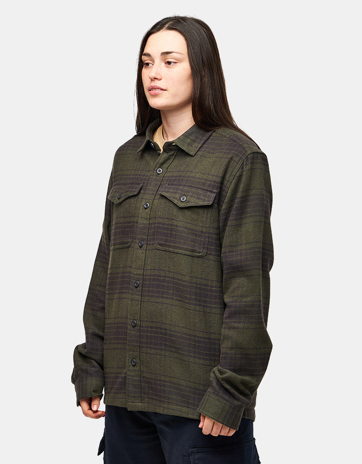Patagonia Fjord L/S Flannel Shirt - Cascade: Basin Green