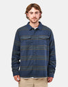 Patagonia Fjord L/S Flannel Shirt - Treelined: Smolder Blue