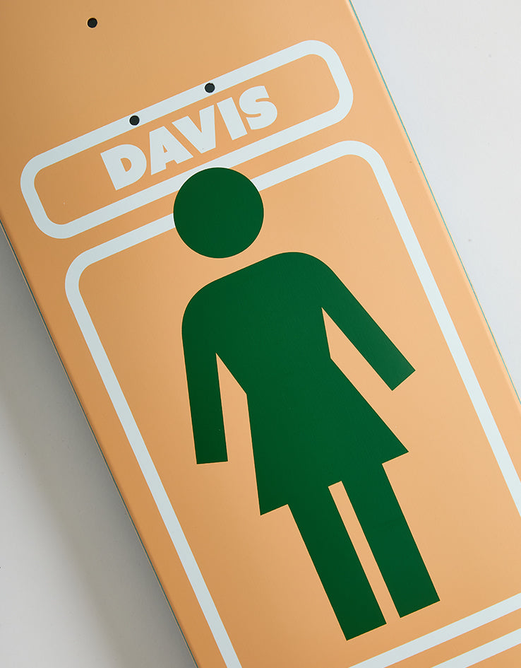 Girl Davis 93 Til Khaki to Shacky G045 Skateboard Deck - 8"
