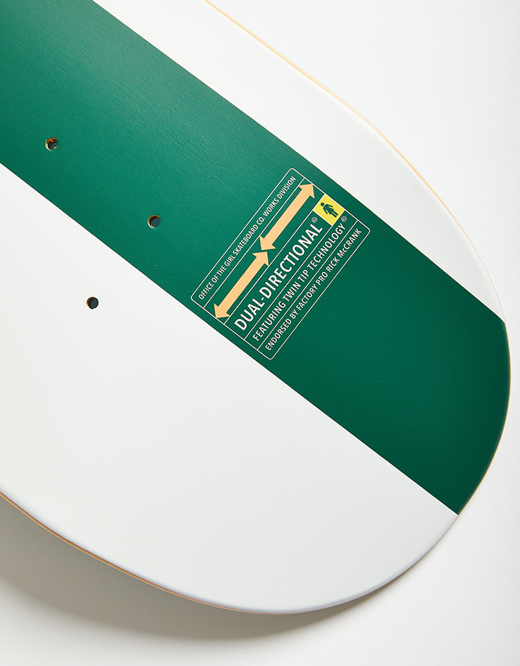 Girl McCrank Khaki to Shacky OG 'DD TWIN TIP' G069 Skateboard Deck - 8.25"