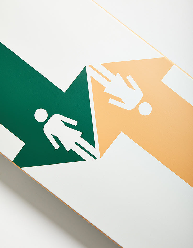 Girl McCrank Khaki to Shacky OG 'DD TWIN TIP' G096 Skateboard Deck - 8.5"