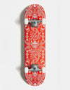 Speed Demons Bandana Complete Skateboard - Red/White