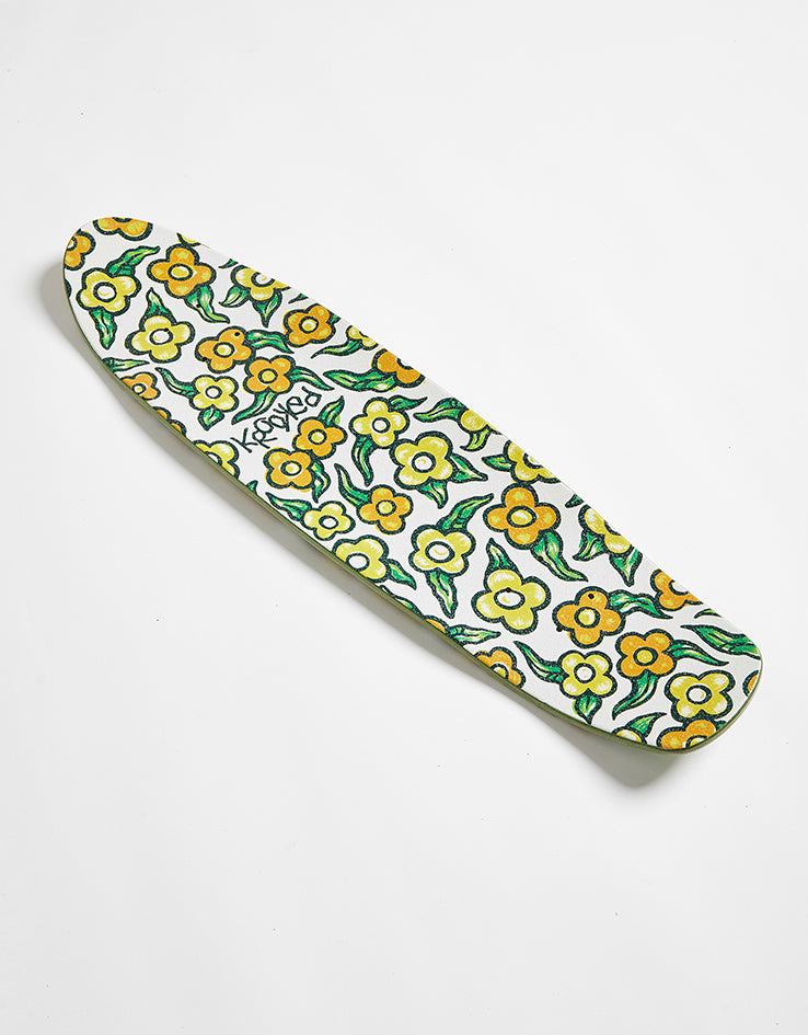 Krooked Narvaez Flowers Zinger Skateboard Deck - 7.75"