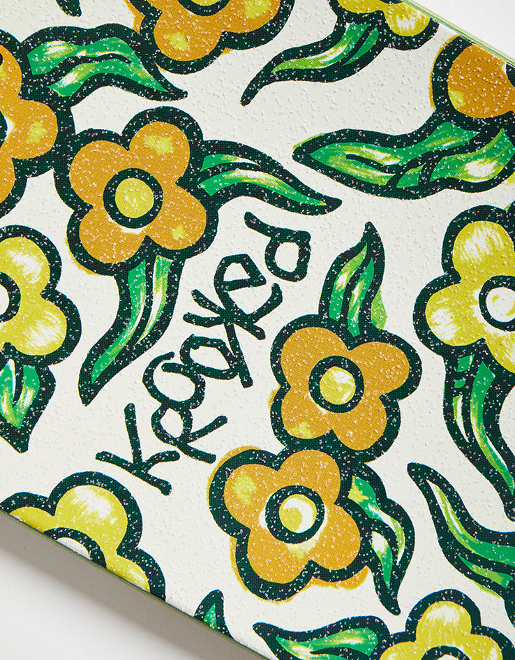 Krooked Narvaez Flowers Zinger Skateboard Deck - 7.75"