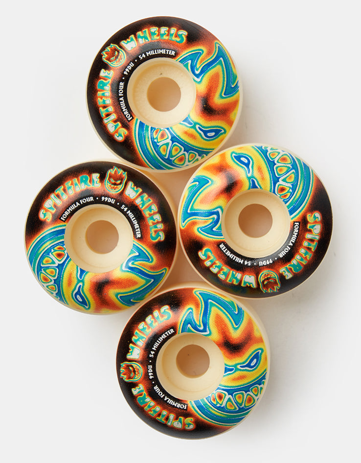 Spitfire Radioactive Bighead Formula Four 99d Skateboard Wheels - 54mm