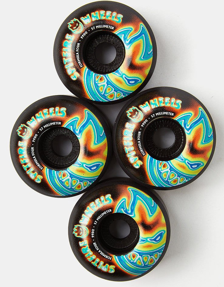 Spitfire Radioactive Bighead Formula Four 99d Skateboard Wheels - 57mm