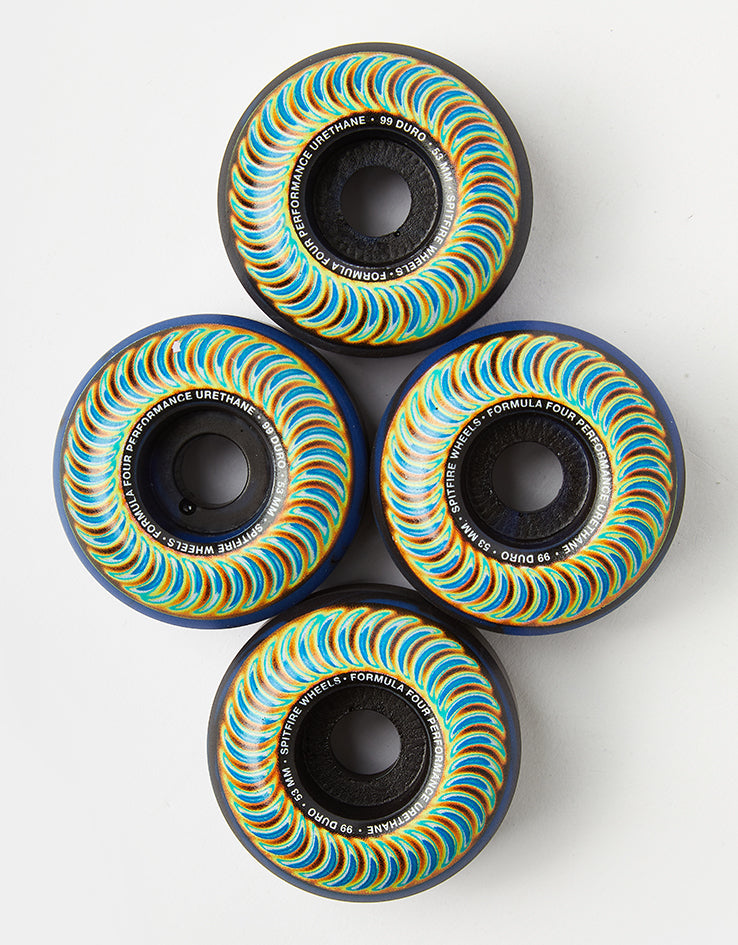 Spitfire Radioactive Classic Formula Four 99d Skateboard Wheels - 53mm