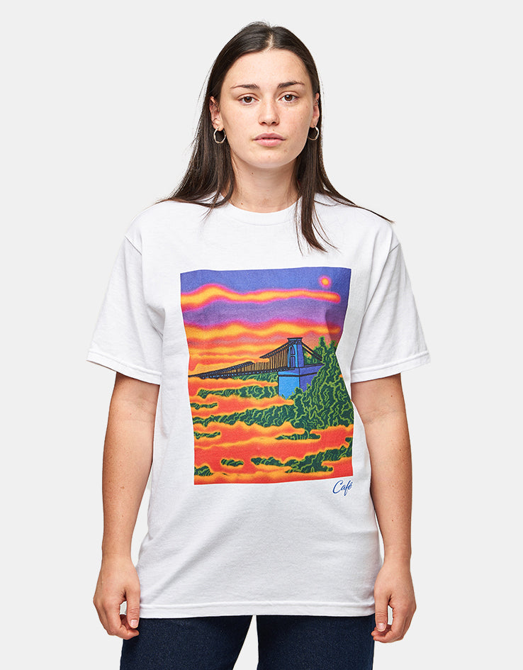 Skateboard Cafe Clifton T-Shirt - White