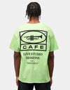 Skateboard Cafe 45 T-Shirt - Lime/Black