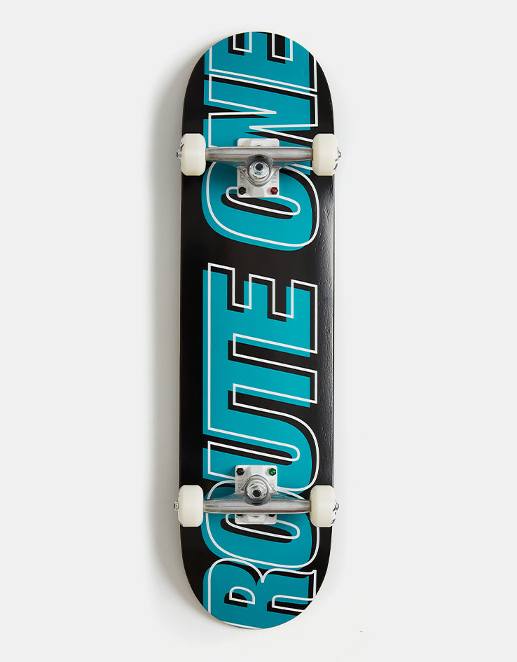 Route One Offset Athletic Logo Custom Set-Up Complete Skateboard - 8"