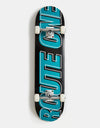 Route One Offset Athletic Logo Custom Set-Up Complete Skateboard - 8"