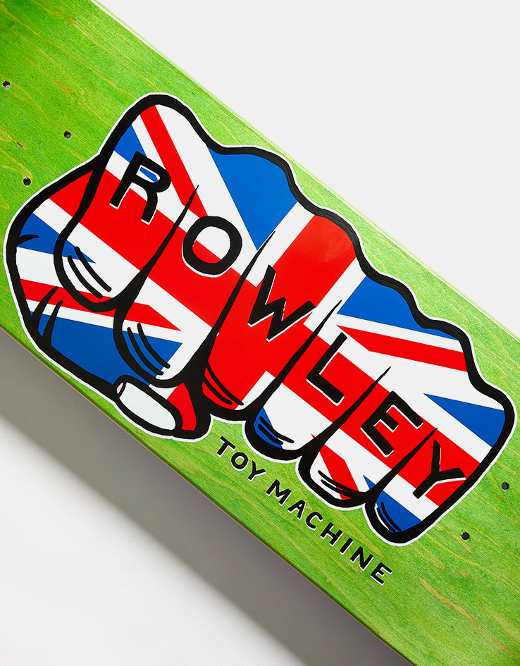 Toy Machine Rowley Union Jack Skateboard Deck - 8.25"