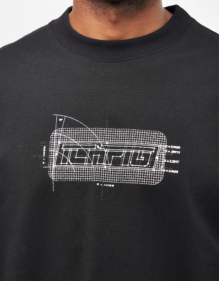 ICHPIG Strike Sketch T-Shirt - Black