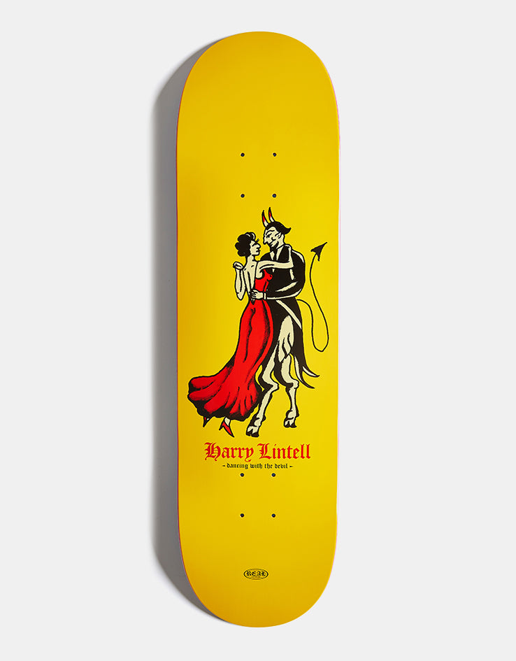 Real Lintell Dance with the Devil Skateboard Deck - 8.5"