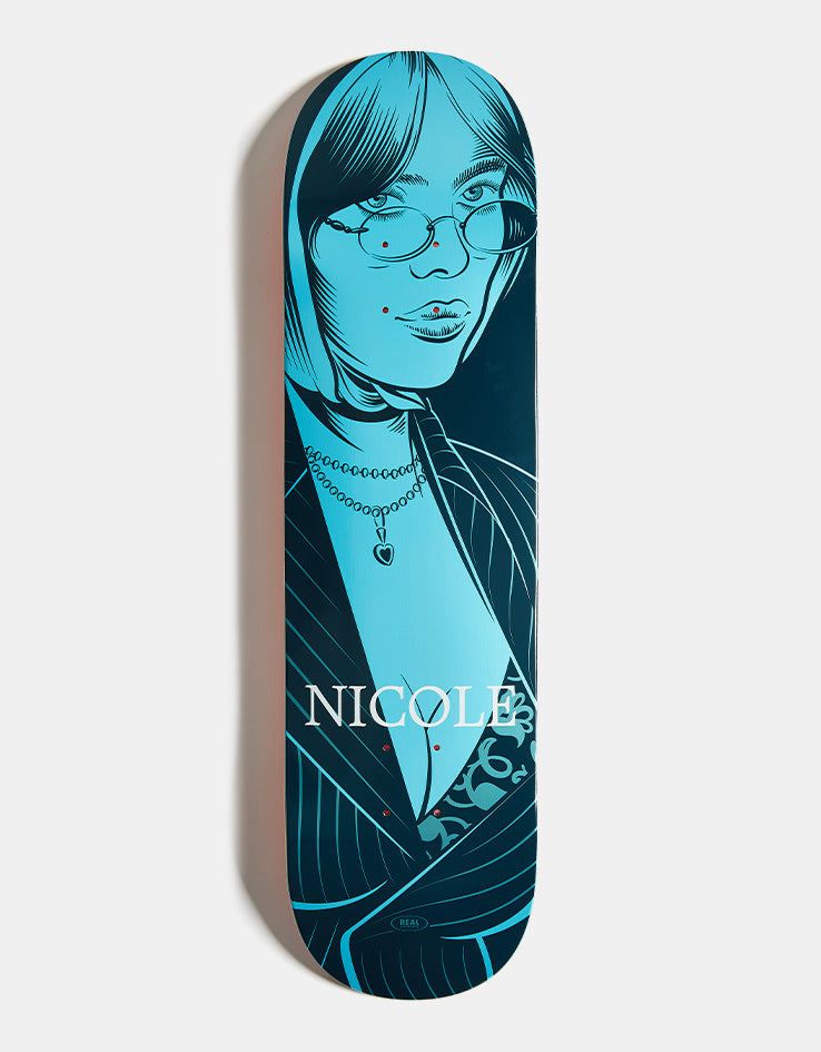 Real Nicole Crush LTD 'TWIN NOSE' Skateboard Deck - 8.25"