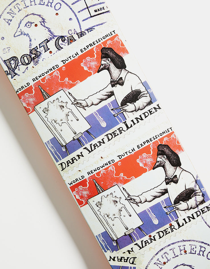 Anti Hero Daan Postal Skateboard Deck - 8.5"