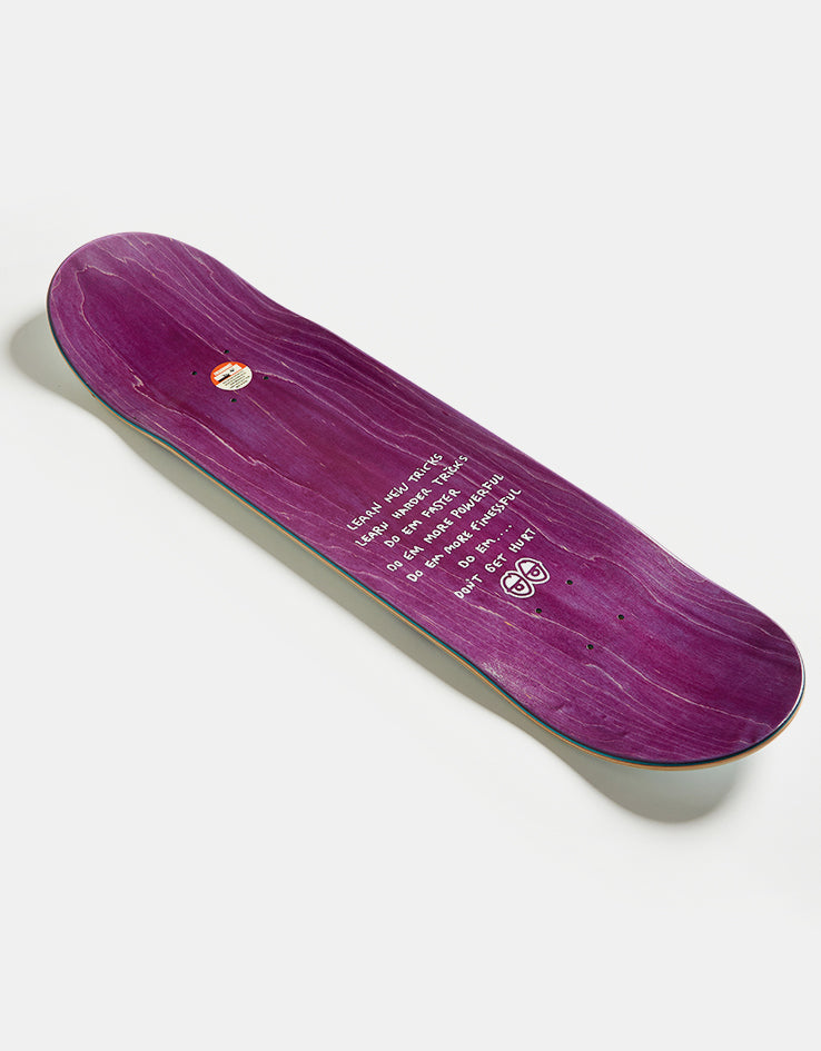 Krooked Una Lightning Clover Skateboard Deck - 8.28"