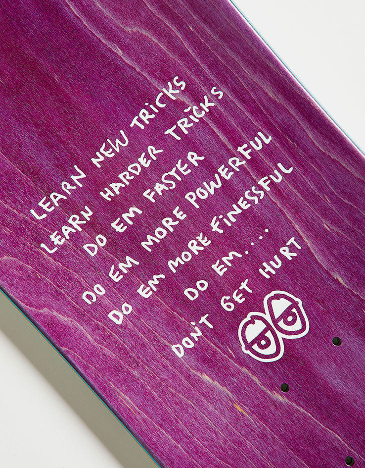 Krooked Una Lightning Clover Skateboard Deck - 8.28"