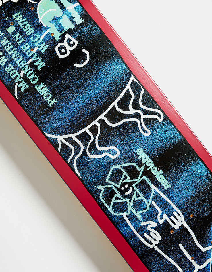 Krooked Knox Recycle Skateboard Deck - 8.5"