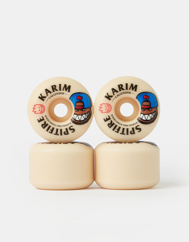 Spitfire Karim Burn Squad Formula Four Radial Full 99d Skateboard Wheels - 58mm