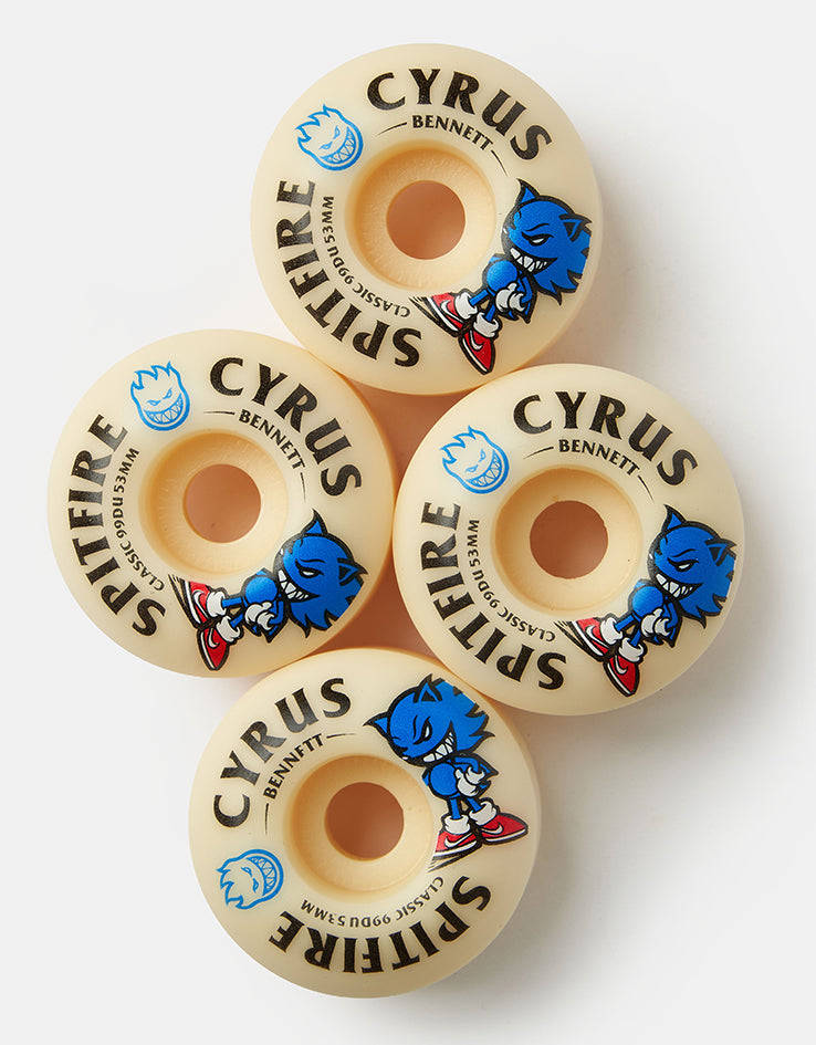Spitfire Cyrus Burn Squad Formula Four Classic 99d Skateboard Wheels - 53mm