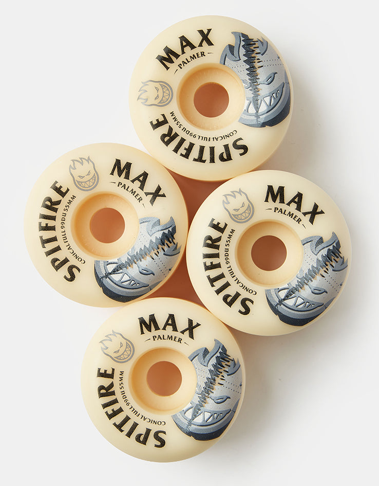 Spitfire Max Burn Squad Formula Four Conical Full 99d Skateboard Wheels - 55mm