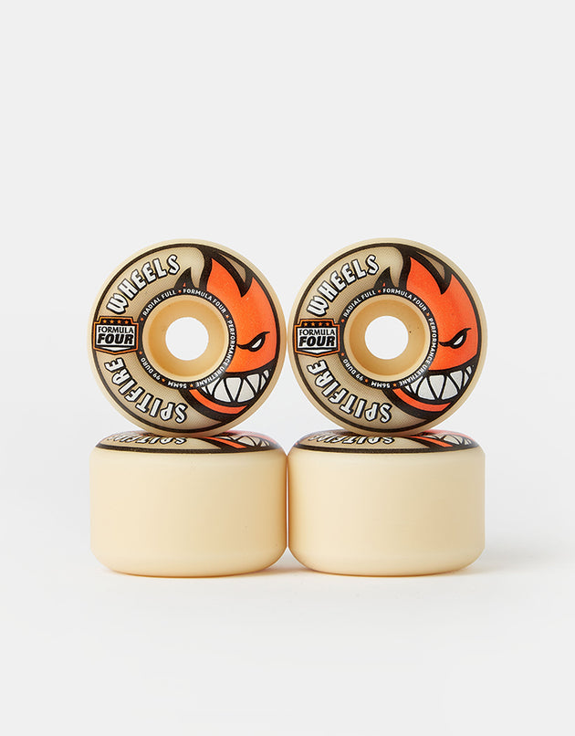 Spitfire Formula Four Radial Full 99d Skateboard Wheels - 54/56/58/60mm