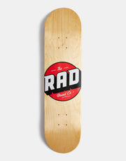 Rad Solid Logo Skateboard Deck - 8"