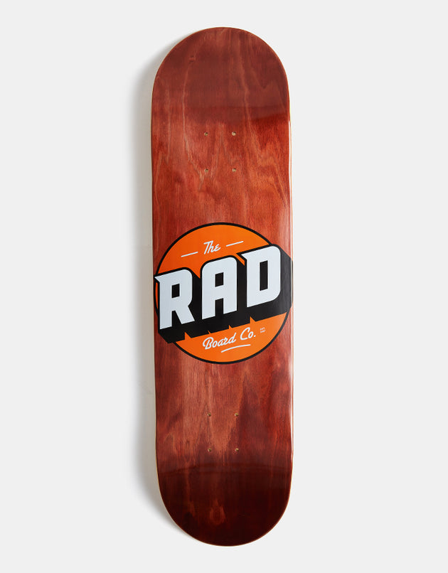 Rad Solid Logo Skateboard Deck - 8.25"