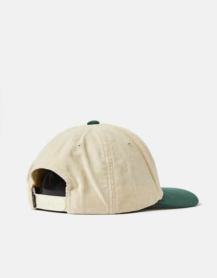 Brixton Corduroy Snapback Cap - Night Sage/Whitecap
