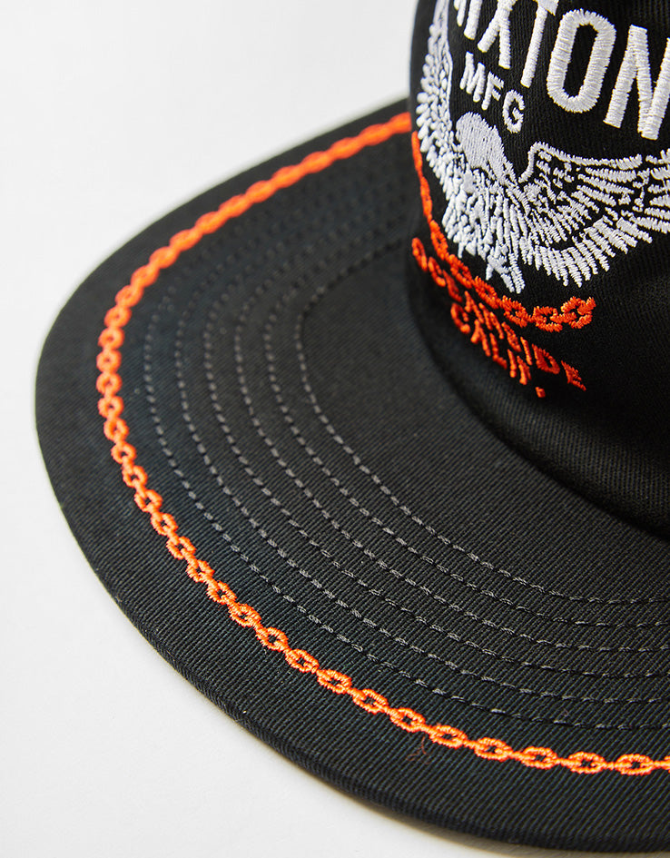 Brixton Waller Snapback Cap - Black