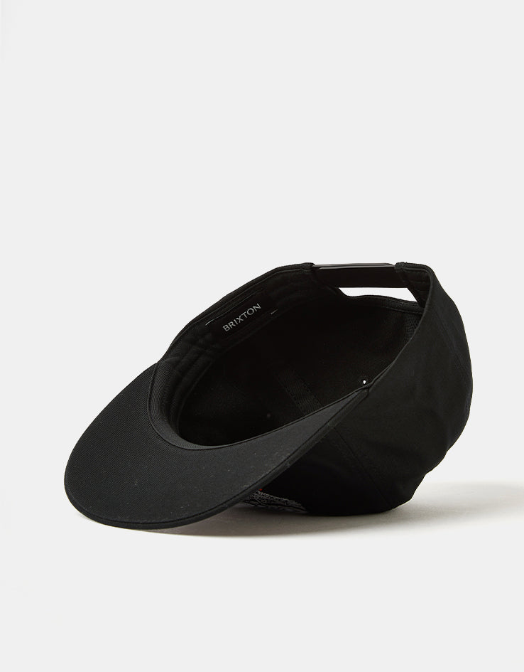 Brixton Waller Snapback Cap - Black