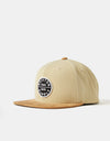 Brixton Oath III Snapback Cap - Sand/Light Brown Corduroy