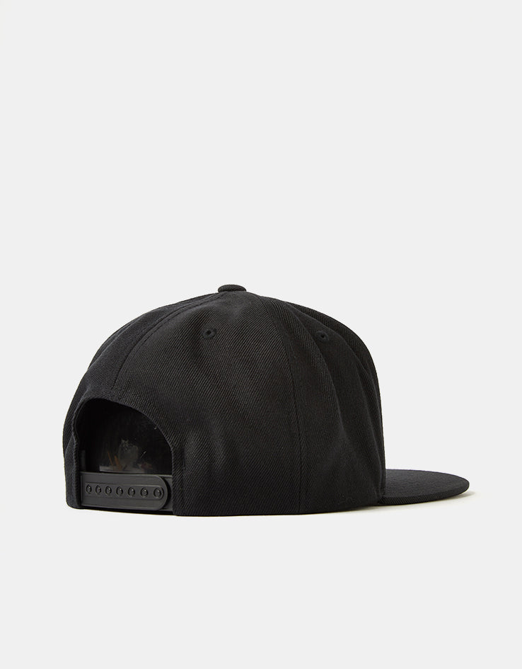 Brixton Lightning Snapback Cap - Black