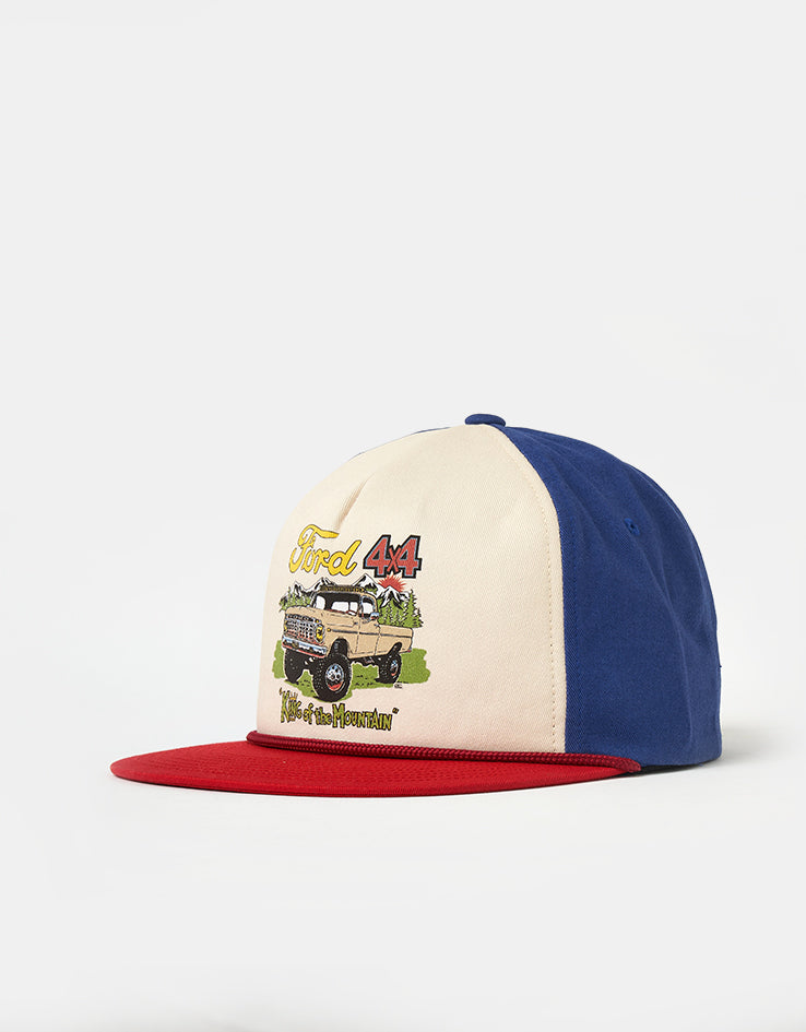 Brixton x Ford King Of The Moutains Snapback Cap - Multi