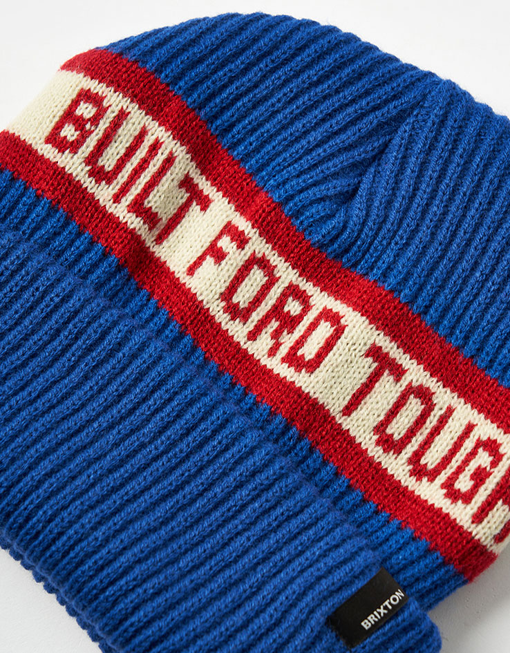 Brixton x Ford Built Tough Beanie - Ford Blue