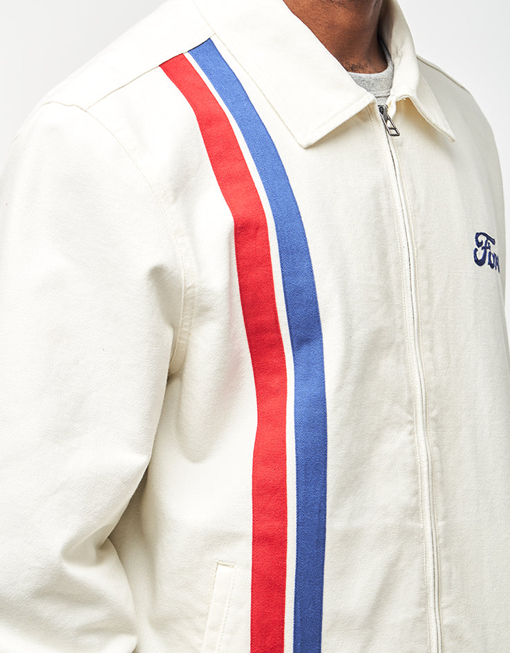 Brixton x Ford Number One Garage Jacket - Wimbledon White
