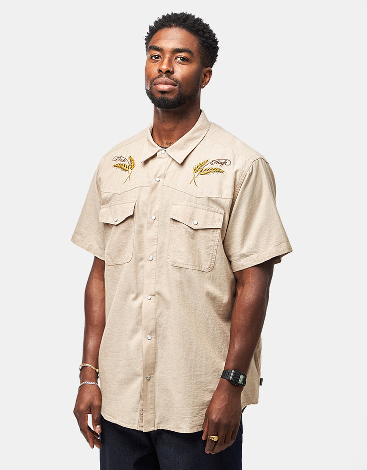 Brixton x Ford Western S/S Shirt - Khaki