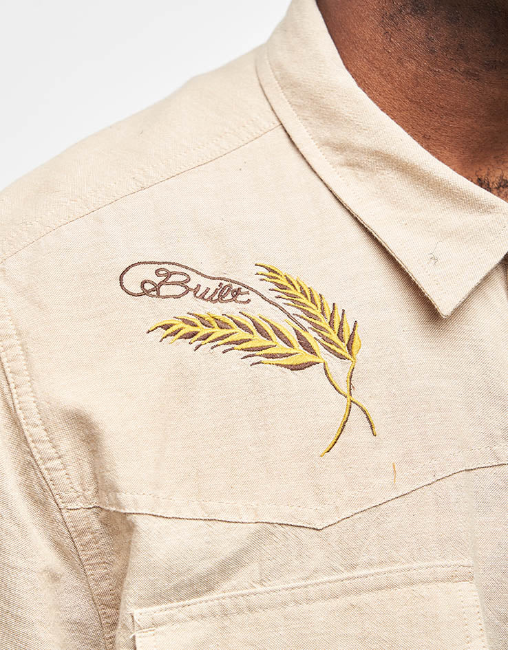 Brixton x Ford Western S/S Shirt - Khaki