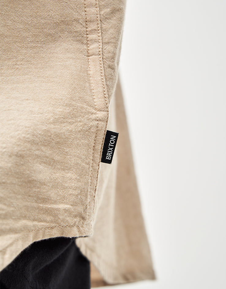 Brixton x Ford Western S/S Shirt - Khaki