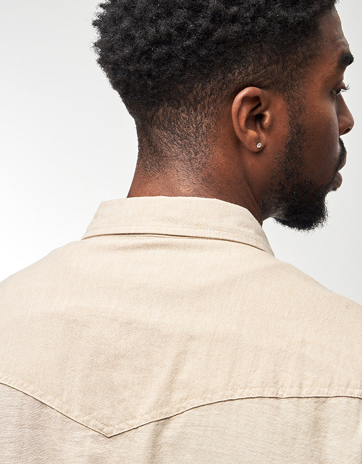 Brixton x Ford Western S/S Shirt - Khaki
