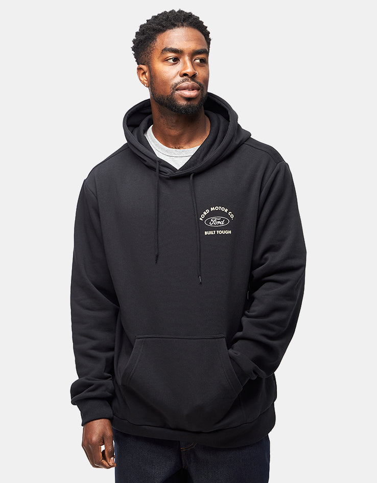 Brixton x Ford Built Tough Pullover Hoodie - Burnt Rubber