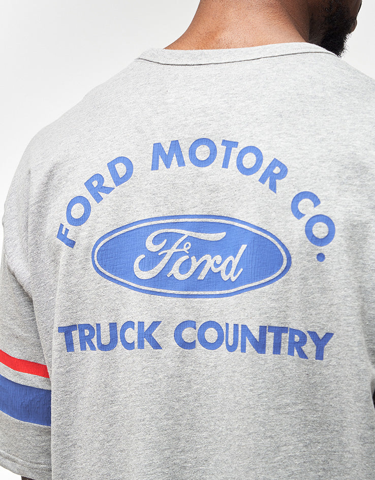 Brixton x Ford Truck Country Jersey - Heather Grey