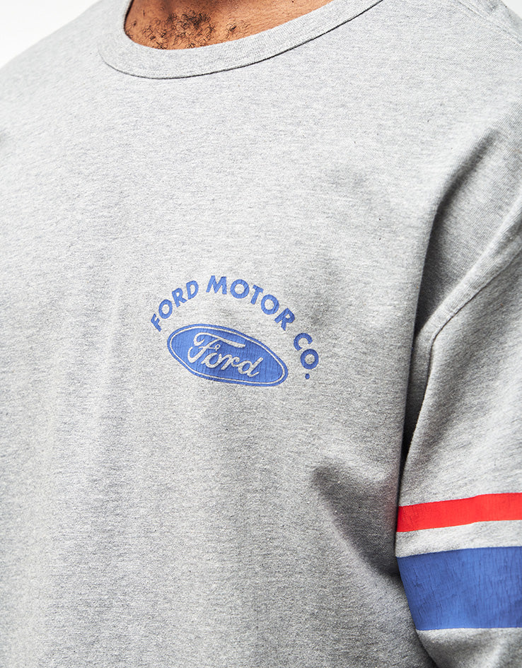 Brixton x Ford Truck Country Jersey - Heather Grey